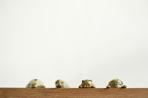 年轮公园ZORING PARK /趴睡小动物系列 黄铜 香插 香座 摆件 商品图2