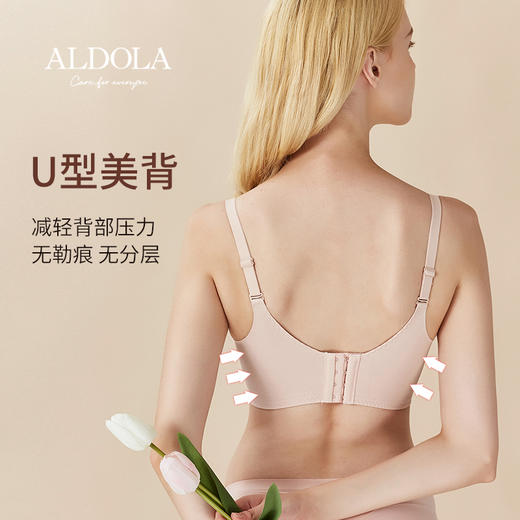 雅黛丽显胸大内衣女聚拢收副乳防下垂文胸无钢圈性感蕾丝美背胸罩 商品图1