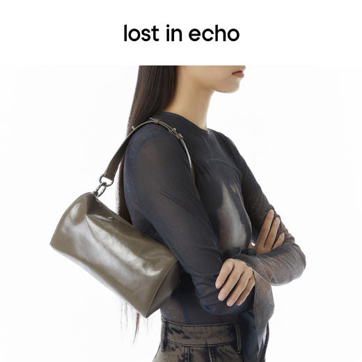 [断码]lost in echo设计师品牌斜挎包单肩链条皮带装饰圆筒爱心包流浪包 商品图4