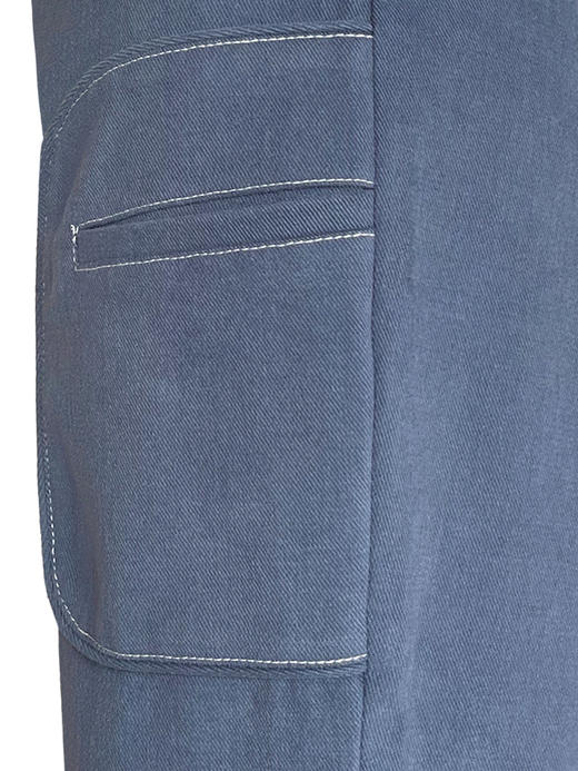 TYNVIE 小插袋高腰牛仔裤-灰蓝色 商品图3