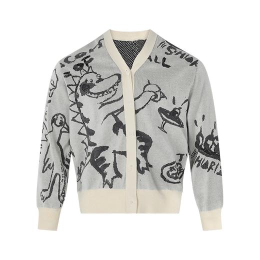 江南布衣婴童   22年春装新品  短款开襟毛衫   1MB390200 商品图0