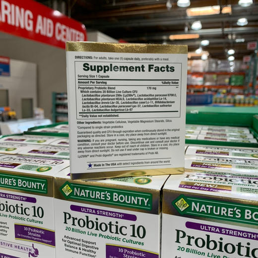 自然之宝人体肠道益生菌胶囊，美国✈✈直邮1盒280元🉐🉐 包税包邮到手了🔥 每盒70粒 商品图2