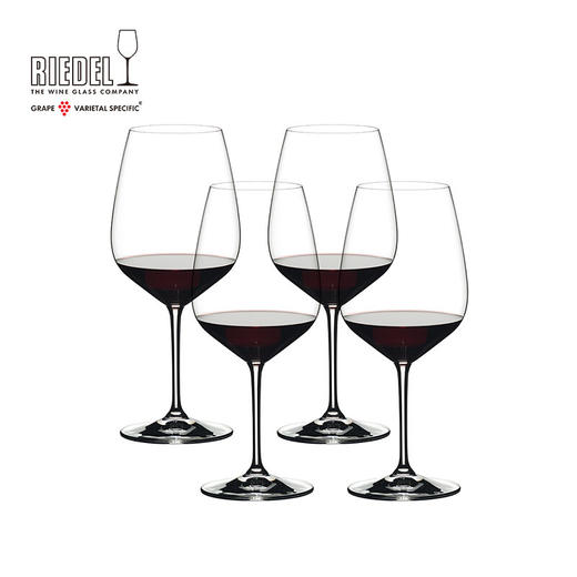 Riedel 奥地利醴铎宫廷特级系列红酒杯进口无铅水晶 赤霞珠杯 4支装 商品图0