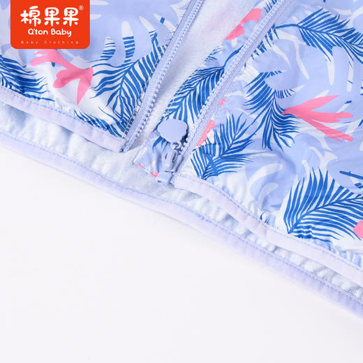 棉果果商场同款春季新品女童小清新印花连帽外套显白上身效果棒连帽不可拆M122100323047 商品图2