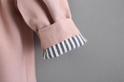 裁缝学苑  TD15女童长袖外套1:1实物服装纸样剪裁图纸牛皮纸样 商品图3