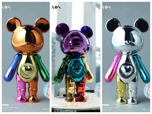 1F 星际熊 星际熊电镀-手办系列 商品图4