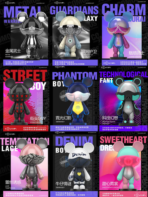 1F 星际熊 时尚口罩-盲盒系列 商品图0