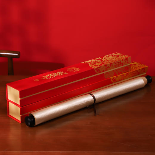 2023兔年贺岁丝绸挂历 商品图0