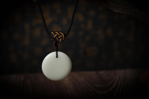 白色大号精品云子吊坠 商品图2