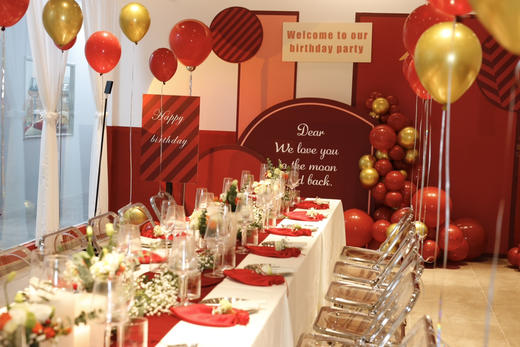 红色系生日派对 商品图0