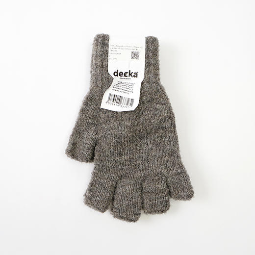 DECKA Fingerless Gloves Alpaca日本制羊驼毛男女半指手套 商品图3