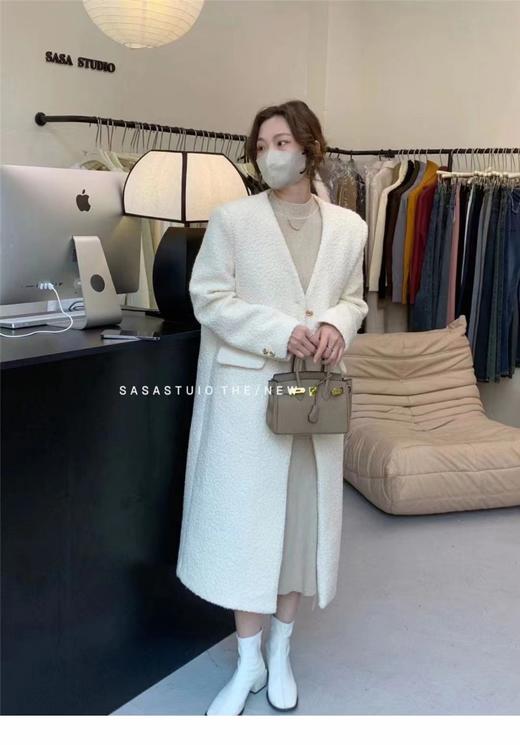 【爆款捡漏】【YW】无忧购【厂家清仓福利款】纯色宽松加厚呢子夹棉保暖长款风衣外套8816（截单7天发货）25年清仓捡漏 商品图4