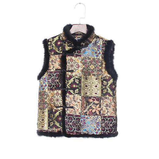 裁缝学苑TQ66新款亲子款拜年服马甲纸样儿童女装上衣外套衣服样板 商品图0