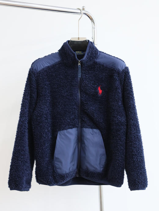 R.L 小馬球 加厚珊瑚绒 拉链毛毛外套 WT541 商品图5