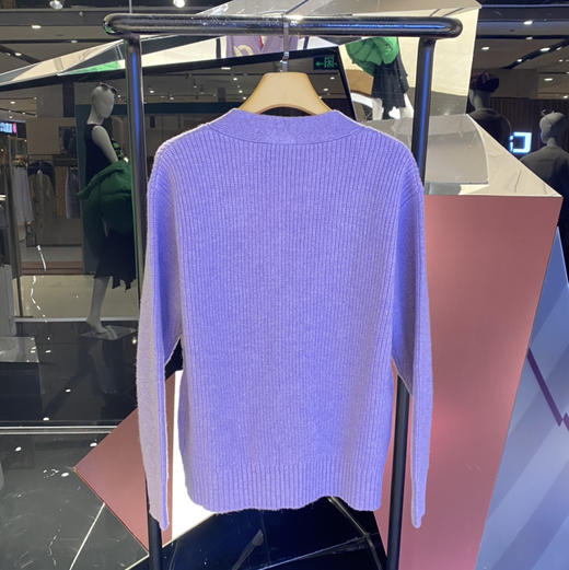 大LOGO刺绣开衫毛衣 商品图3