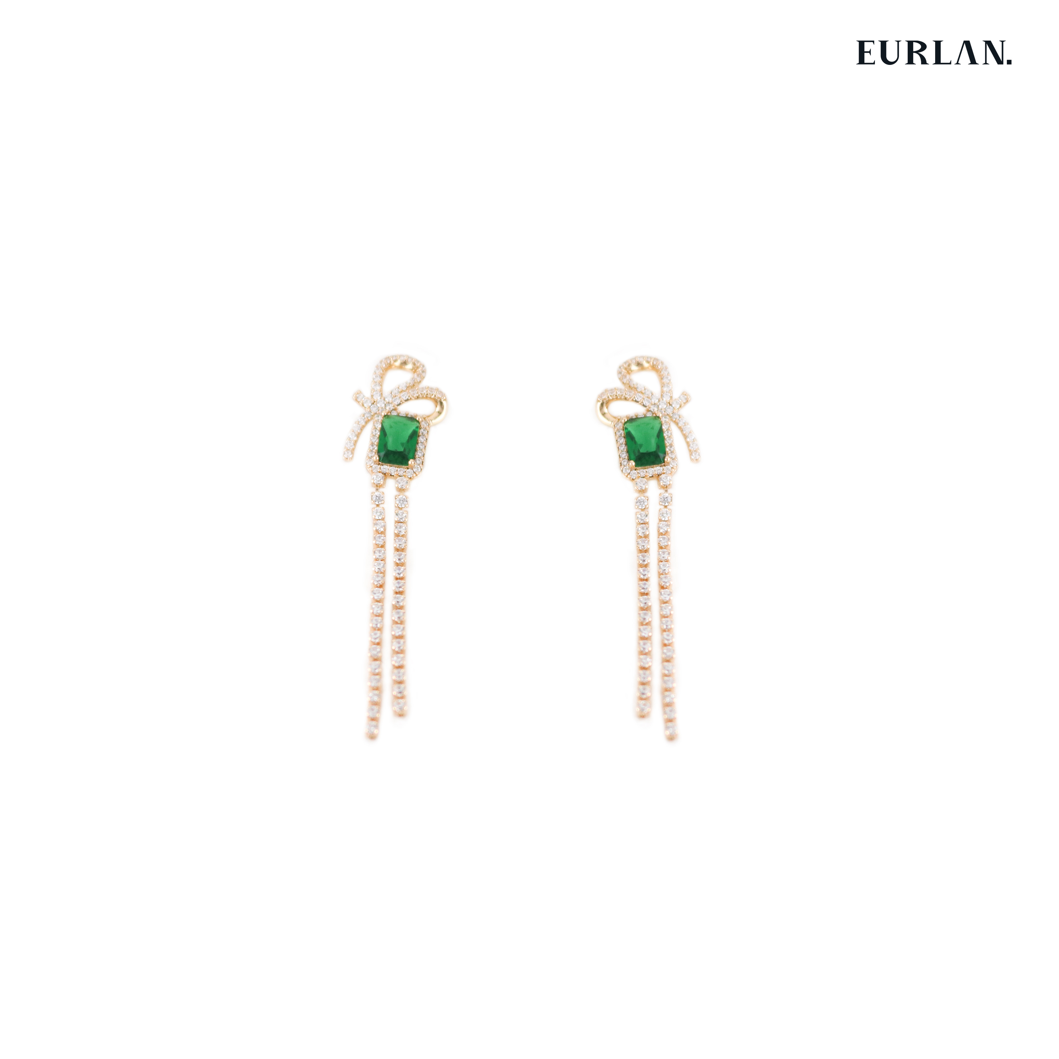 2023春夏流行新款耳环-幸运绿石