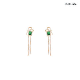 2023春夏流行新款耳环-幸运绿石