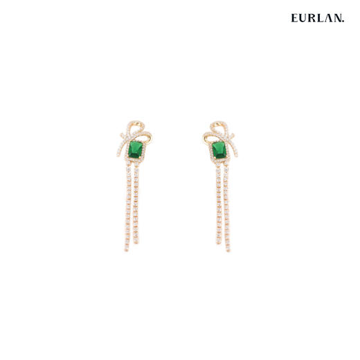 2023春夏流行新款耳环-幸运绿石 商品图0
