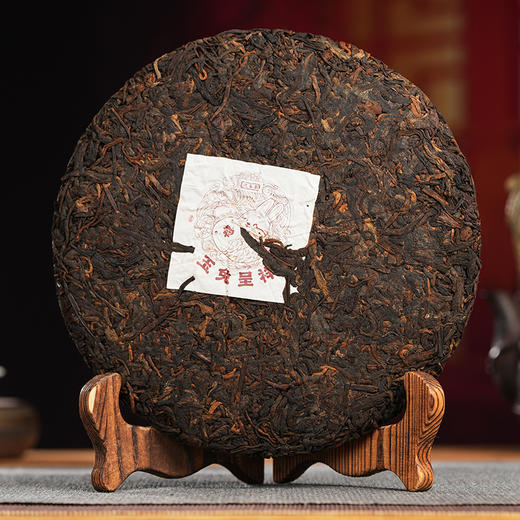 德丰昌生肖饼普洱熟茶【玉兔呈祥】2022年 商品图8