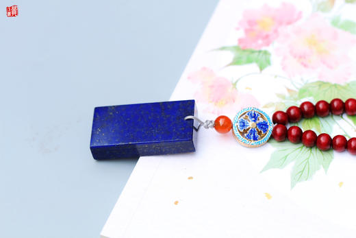 青金石无事牌挂件 商品图2