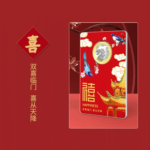 兔年纪念币 福禄寿喜装帧版（全套4枚+1套邮票） 商品图6