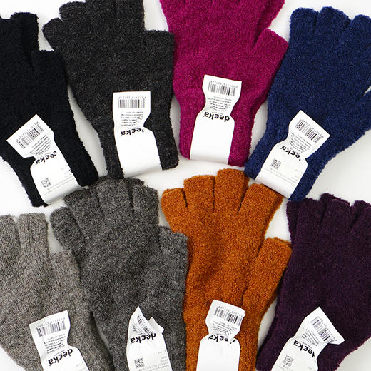 DECKA Fingerless Gloves Alpaca日本制羊驼毛男女半指手套 商品图1