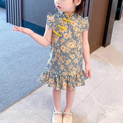 裁缝学苑TG102 改良儿童旗袍纸样女童连衣裙童装衣服裙子打版裁剪 商品图2