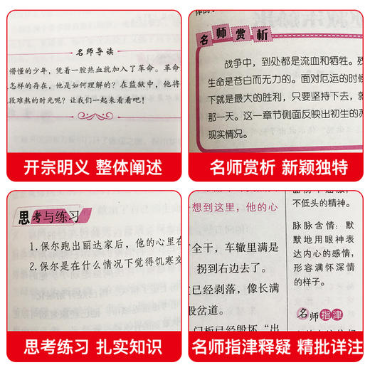 全2册 钢铁是怎样炼成的+经典常谈朱自清散文初中正版书全套七年级下册课外书中小学生青少年课外读本文学书籍近现代散文随笔书籍 商品图3