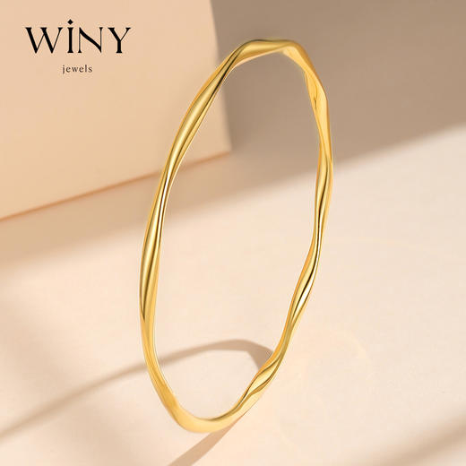 Winy9999足银爱无止境手镯送女友闺蜜节日生日礼物 商品图0