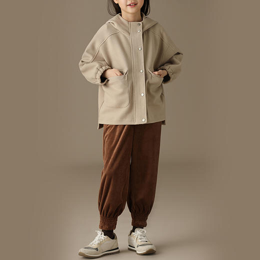 裁缝学苑TG116 男女童重工裁剪图纸儿童新款连帽外套服装纸样板 商品图3