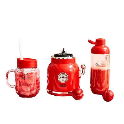 复古榨汁机红色 商品图1