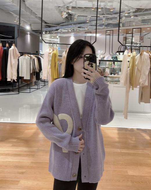 大LOGO刺绣开衫毛衣 商品图1