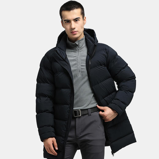 鹰爪行动鲲鹏中长款羽绒服850蓬白鹅绒男士户外连帽羽绒服 商品图1