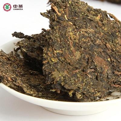 中粮中茶安化黑茶3年陈金花茯砖 陈醇厚砖800g/金花饱满/原产地直发 商品图2