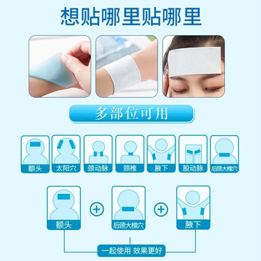 芙玥退热贴儿童 成人退烧贴 盒*4贴XHR 商品图2