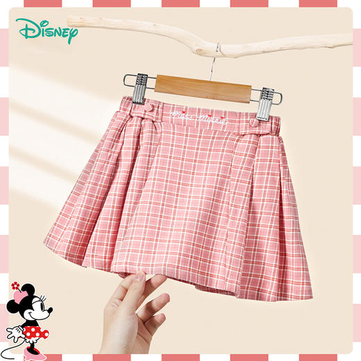 【商场同款】迪士尼童装女童洋气半身裙儿童百褶裙中小童宝宝公主裙 商品图2
