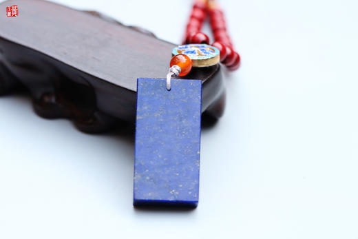 青金石无事牌挂件 商品图1