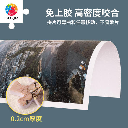 【折扣商品 不退不换】1200片平面拼图塑料拼图H3030 Henry Do-高空摄影系列-凯旋门, 法国 商品图1