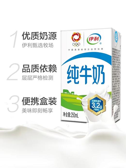 【伊利】伊利盒装纯牛奶250ml*20盒 商品图2