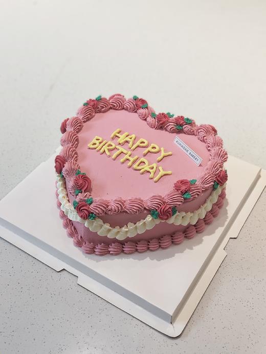 INS风复古“奶油”手绘蛋糕（提前三天预订） | 拍之前请先私聊确认口味和款式（3层胚2层夹心） 商品图3