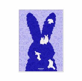 Darren Zhou版画《I love you too》蓝色妖姬-999版