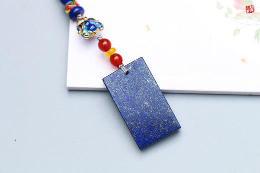 青金石无事牌挂件 商品图2