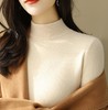 半高领一体水貂绒毛衣 女士中领加绒加厚针织毛线内搭 商品缩略图6
