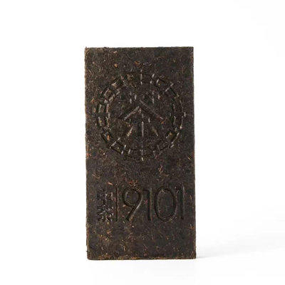 中粮-中茶湖南安化黑茶青砖茶9101收藏茶2kg/金花饱满/原产地直发 商品图1