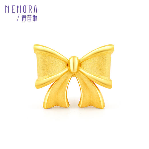 【积分抵值】在逃公主足金黄金蝴蝶结转运珠MEMORA诗普琳HP531001 商品图6