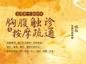 南岛 | 胸腹触诊与按摩疏通【下单后识别详情页二维码，联系紫苏兑换】