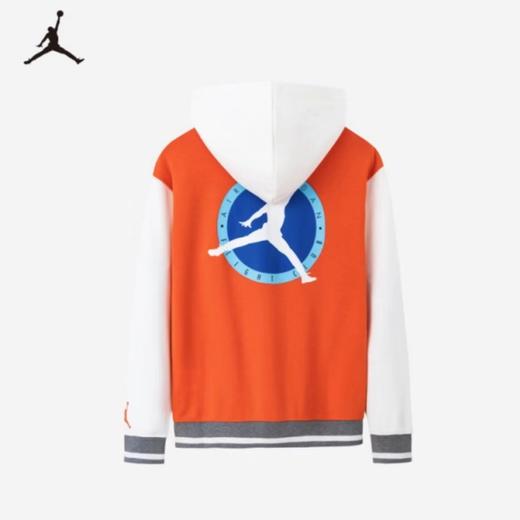 AIR JORDAN耐克男童夹克针织棒球服春新款连帽可拆JD2312015 商品图6