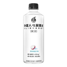 外星人电解质水（荔枝海盐味）500ml/瓶