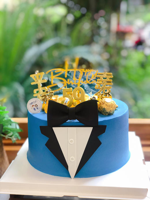 男士领结奶油蛋糕 下单前请仔细阅读商品详情 商品图1