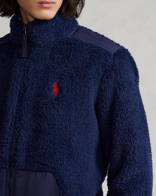 R.L 小馬球 加厚珊瑚绒 拉链毛毛外套 WT541 商品图2